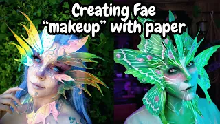 Creating Fae with make up and watercolor! Channelling my Nostalgia