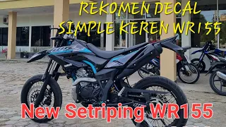 REKOMENDASI DECAL SIMPLE WR155 2023 Keren Abiss #wr155supermoto #viral #wr155 #yamaha #shorts