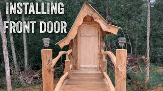 S2 EP17 | HOBBIT STYLE COMPOST TOILET | FRONT DOOR, PANELING & CAMPFIRE COOKOUT