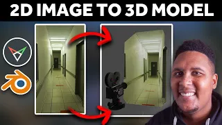 How to Turn Any 2d Photo into 3d Using Fspy and Blender | Camera Mapping Beginner Tutorial