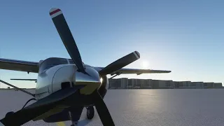 Полёт на самолёте Cessna 208B Grand Caravan в симуляторе MFS 2020