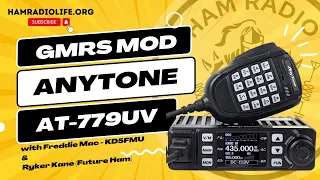 AnyTone AT-779UV Band Modification for GMRS