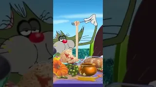 हिंदी Oggy and the Cockroaches 🥓🍗 FOOD ONLY 🥓🍗 Hindi Cartoons for Kids