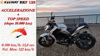 Keeway RKF 125: Accelerazione + Top Speed (dopo 10.000 km)