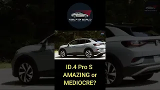 2022 Volkswagen ID.4 Pro S - Breathtaking or drowning in mediocrity | Tesla EV World #short