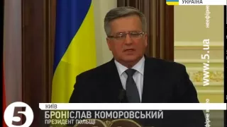 Порошенко та Коморовський про створення литовсько-польсько-української бригади