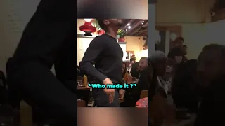 This Guy Screamed in This Restaurant Because...