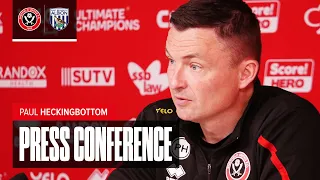 Paul Heckingbottom | Sheffield United v West Bromwich Albion | Pre-match Press Conference