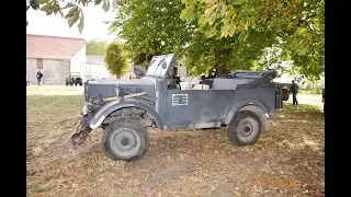 Einheits-PKW Stoewer 4x4 in action at Vincy-Manoeuvre, September 2018