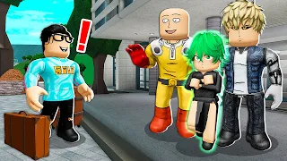 Adopted By ONE PUNCH MAN Family! (Roblox)