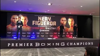 (Official weigh in) Luis Nery 122lbs- Brandon Figueroa 121.2 lbs| Esnews boxing