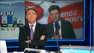 Jean-Luc Mélenchon tendu après sa défaite aux législatives