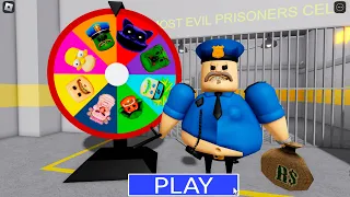 FORTUNE WHEEL in BARRY’S PRISON RUN! Scary Obby #roblox