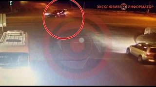 В Днепре на Слобожанском проспекте Chevrolet врезался в Opel: видео момента аварии