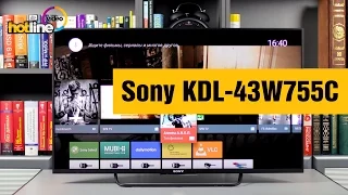 Sony KDL - 43W755C – обзор телевизора с Android TV