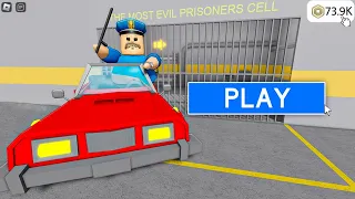 ROBLOX | ESCAPE FROM CAR BARRY'S CRIMINAL PRISON RUN! (Obby) Part 177#roblox #obby