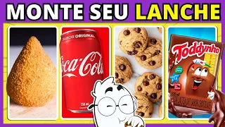 🥪🥛 MONTE O SEU LANCHE DA TARDE  | Edição: Comida | Jogo das escolhas | #quiz #buuquiz