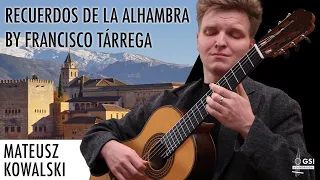 Mateusz Kowalski plays Francisco Tarrega's "Recuerdos de la Alhambra" on a 2022 Dominik Wurth guitar