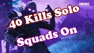 40 Kills Solo Squads On Controller