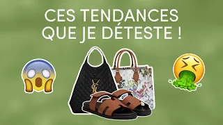 CES PIÈCES DE LUXE TENDANCES QUE JE DÉTESTE... (HERMÈS, BALENCIAGA, YEEZY)