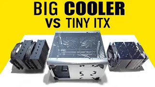 BIG CPU COOLER vs Mini-ITX case | Noctua NH D15 vs Scythe Ninja 5