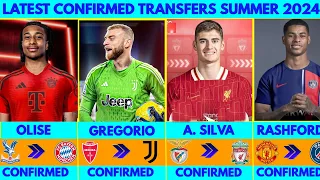 🚨ALL LATEST CONFIRMED AND RUMOURS TRANSFERS SUMMER 2024🚨 Gregorio to Juventus✅, Silva to Liverpool✅