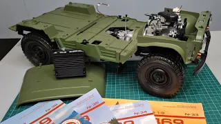 УАЗ 469 от Deagostini. Сборка УАЗ 469 от deagostini, номера 33,34,35,36 .Scale RC UAZ.