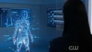 Supergirl 5x19 Lena making a kryptonite suit for Kara