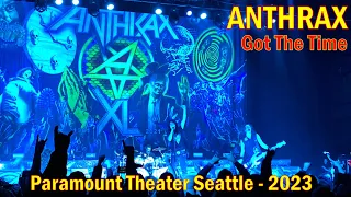 V#225 ANTHRAX - Got The Time | Live at Paramount Theater Seattle - 18 Jan 2023