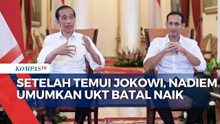 Mendikbudristek Nadiem Umumkan UKT Batal Naik Usai Temui Jokowi, Begini Kata Istana Soal Evaluasinya