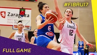Canada v Italy - Quarter Final - Full Game - FIBA U17 Women's World Championship 2016
