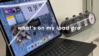 setting up my new ipad pro 6th 12.9" : home screen, widget, final cut pro, case, film...