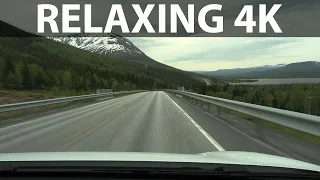 Norway 4k Driving E6 Korgen to Mosjøen