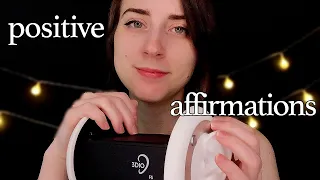 ASMR Positive Affirmations + Head Tapping/Scratching (whispered)