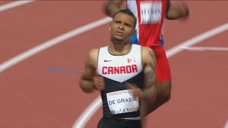 Andre De Grasse advances to 100m semifinals