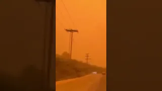 Athens, Greece turns into orange haze thanks to North Africa’s Sahara dust storm