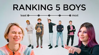 Ranking Guys By Attractiveness | 5 Girls vs 5 Guys | Blind Dates In Ukraine