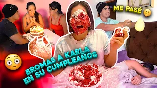 24 HORAS DE BROMAS A KARLA EN SU CUMPLEAÑOS | MAU MC MAHON