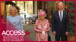 Queen Welcomes Joe Biden & Jill Biden To Windsor Castle