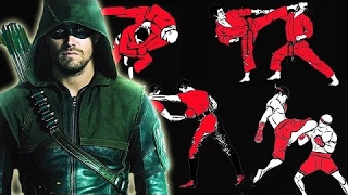 How many fighting styles does Green Arrow know in CW's Arrow?