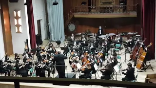 Orquesta Sinfónica Conservatorio Superior de Música de Málaga. Clarinete David Pérez Fernández.
