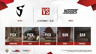 SaiNts vs Noobs - GLOBAL PRO LEAGUE STANDOFF 2