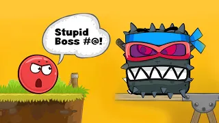 Red Ball 4 Animation | HEY! STUPID BOSS - Red Ball Hero Fight Stupid Boss