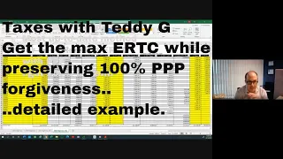 ERTC with PPP forgiveness coordination for 2020 & 2021