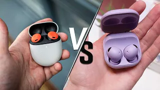 Google Pixel Buds Pro vs Samsung Galaxy Buds 2 Pro - Best Android Earbuds Battle!