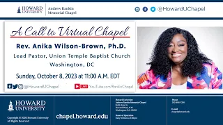 Rev. Anika Wilson-Brown, Ph.D. | Andrew Rankin Memorial Chapel | Howard Univeristy