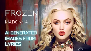 FROZEN by Madonna | But lyrics are AI generated images