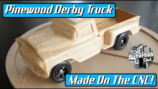 I made a Pinewood Derby Car on my CNC!