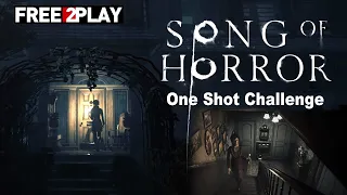 SONG OF HORROR One Shot Challenge ✅ Gameplay ✅ PC Steam /Free to Play/ Horror game 2023