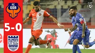 Hero ISL 2018-19 | FC Goa 5-0 Mumbai City FC | Highlights